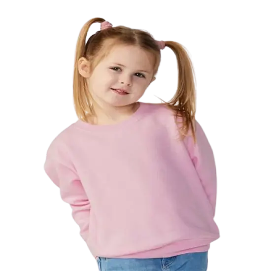 Rabbit Skins&reg; Toddler Fleece Crew Neck Long Sleeve Sweatshirt - 3317 Red {6}