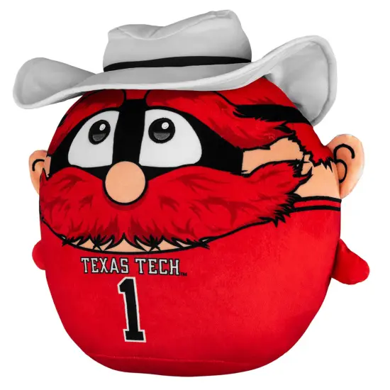 Sleep Squad Texas Tech Red Raiders Raider Red 12" Mascot Kiri Cloud Plushie {3}