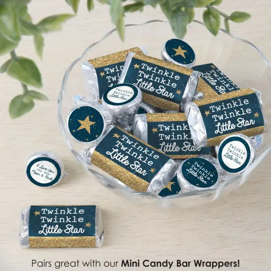 Big Dot of Happiness Twinkle Twinkle Little Star - Baby Shower or Birthday Party Small Round Candy Stickers - Party Favor Labels - 324 Count {7}