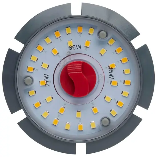 Satco LED HID Replacement 45/36/27 Wattage & CCT Selectable Medium Base 100-277V Warm to Cool White {5}