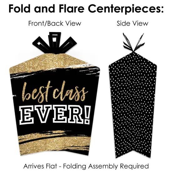 Big Dot of Happiness Reunited - School Class Reunion Party Decor and Confetti - Terrific Table Centerpiece Kit - Set of 30 {6}