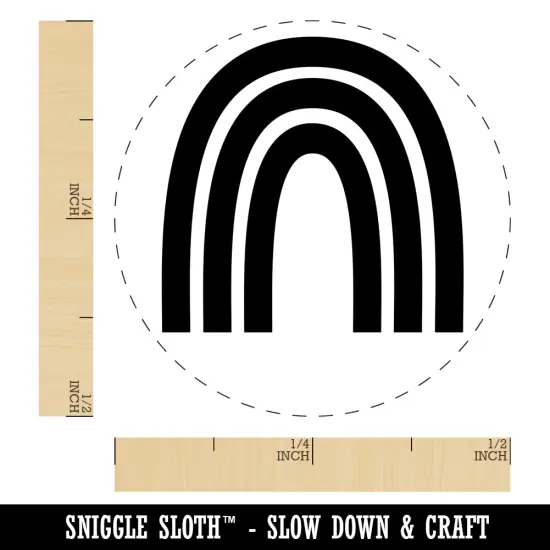 Exaggerated Fun Rainbow Self-Inking Rubber Stamp for Stamping Crafting Planners UV {1}