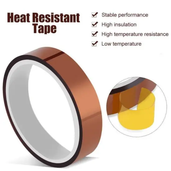 5 rolls Heat resistant tapes sublimation Press Transfer Thermal Tape 4mmx30m SUBLITAPE TAWNY {3}