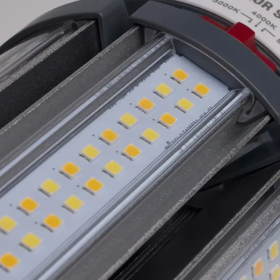 Satco 36w LED HID Replacement ColorQuick CCT Selectable Medium Base 277-480V Warm to Cool White {5}