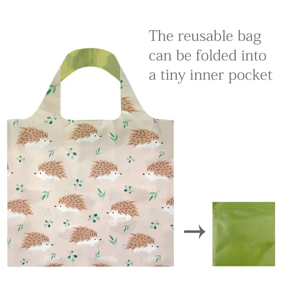 Wrapables AllyBag Collection Reusable Shopping Bag Hedgehogs {6}