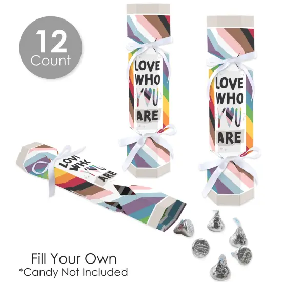 Big Dot of Happiness So Many Ways to Be Human - No Snap Pride Party Table Favors - DIY Cracker Boxes - Set of 12 {4}