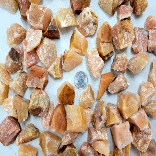 Red Aventurine Crystals Rough Gems & Stones Bulk from India {4}