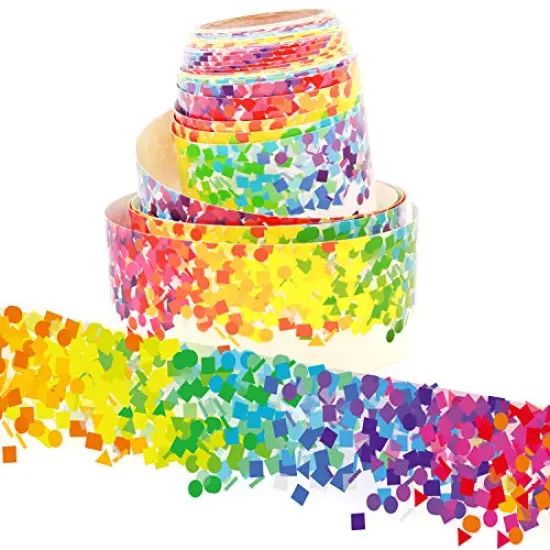 52.5 ft Bulletin Board Borders Confetti Border for Classroom Decoration {2}