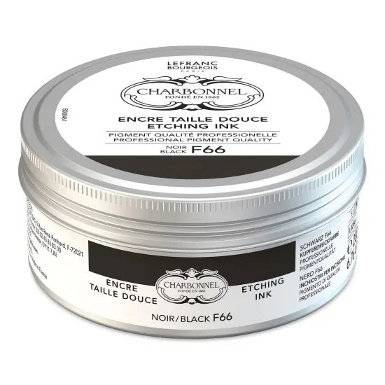 Charbonnel Etching Ink - Black F66, 200 ml {1}