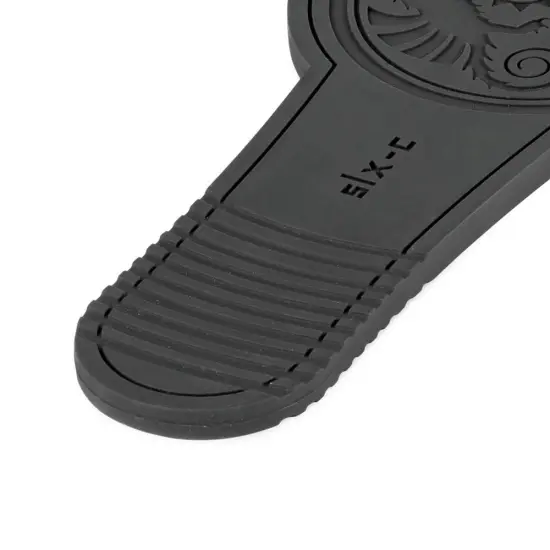 Petromax Silicone Trivet for Dutch Ovens and Pans, Cold and Heat Resistant Non-Slip Base Protection with Lid Grooves for Kitchen and Campsite, 12.6 inch diameter, Black {7}