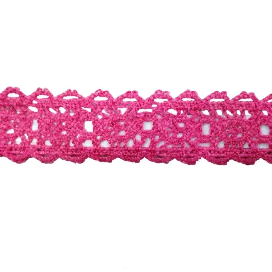 Wrapables Decorative Lace Tape Hot Pink {3}