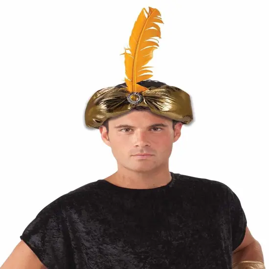 Desert Prince Crown Adult Costume Hat, Gold {1}