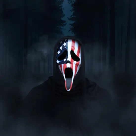 Ghost Face Patriotic Costume Mask {3}