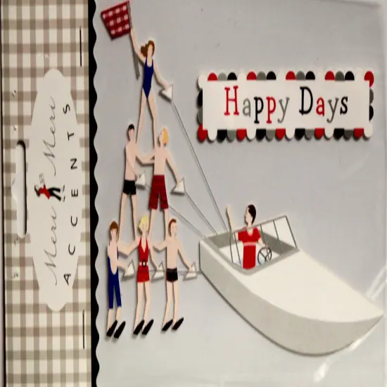 Meri Meri Happy Days Boating Accents Dimensional Stickers {1}