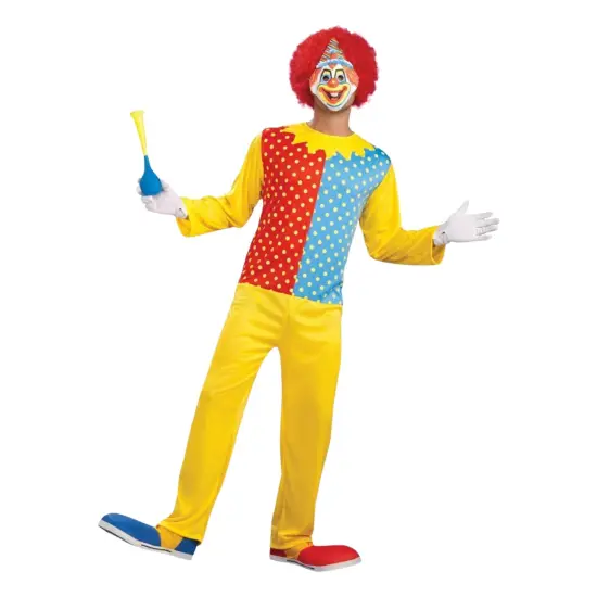 Retro Classic Clown Costume Adult {1}