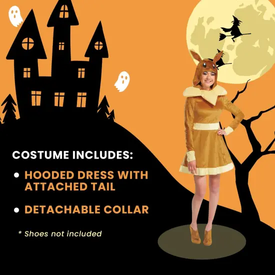 Pokemon Eevee Deluxe Adult Costume {5}