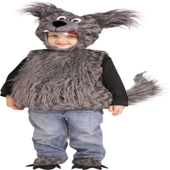 Cuddly Wolf Cub Toddler Costume {1}