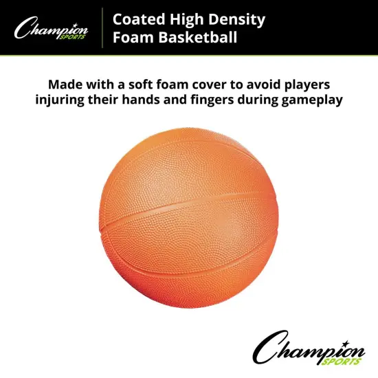 Coated High Density Foam Basketball, Size 3, Pack of 2 {2}