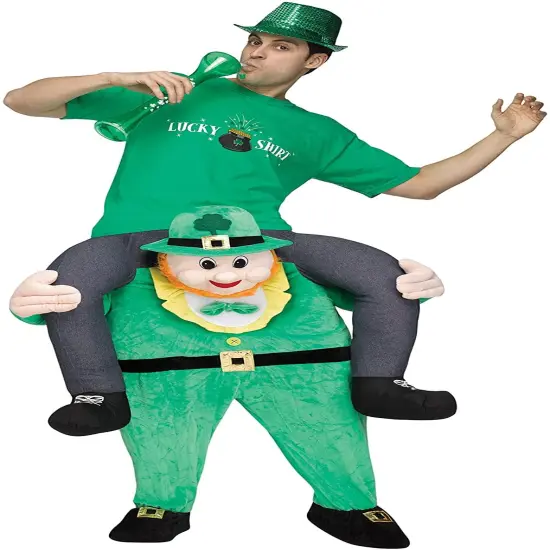 Carry Me Leprechaun Costume Adult Standard {2}