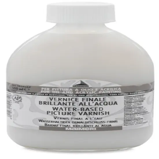 Maimeri Varnish - Water-Based Picture Varnish, Regular, 500 ml {1}