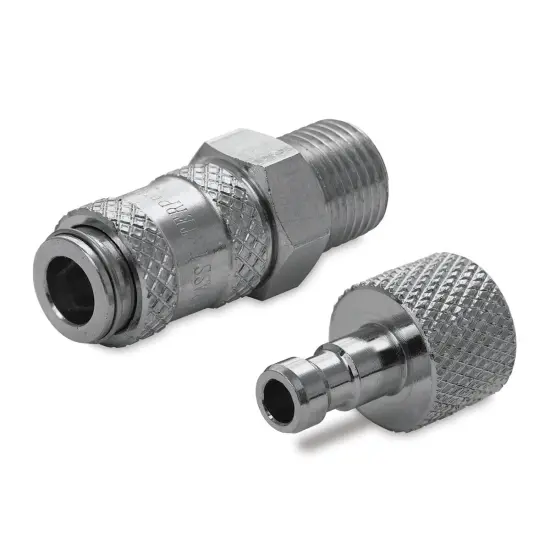 Iwata Airbrush QuickFit Quick Disconnect Set - 2 Pieces {1}