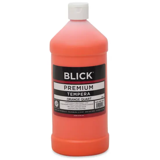 Blick Premium Grade Tempera - Orange, Quart {2}