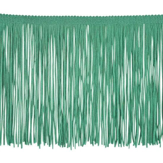 Belagio Chainette Fringe, 6" Wide, Turquoise, 10-Yard Bolt {1}