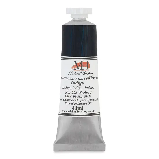 Michael Harding Artists Oil Color &ndash; Indigo, 40 ml tube {1}