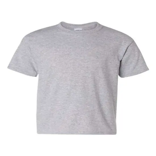 Gildan&reg; Heavy Cotton Youth Crewneck Short Sleeve T-Shirt - 5000B Sport Grey {1}