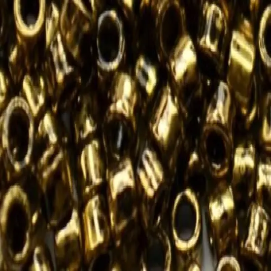 Toho Aiko Cylinder Seed Bead - TB-1706 - Gilded Marble Black {1}