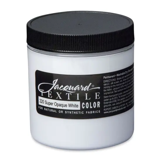 Jacquard Textile Color - Opaque White, 8 oz jar {1}