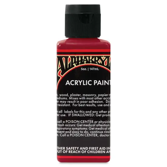 Alpha6 Alphakrylic Acrylic Paint - Brick Red, 5 oz {1}