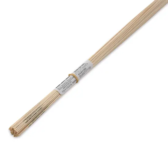 Bud Nosen Basswood Sticks - 1/32" x 1/32" x 24", 100 Sticks {1}