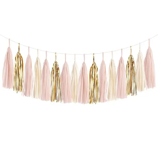 Tassel Garland Kit - Blush & Gold {1}