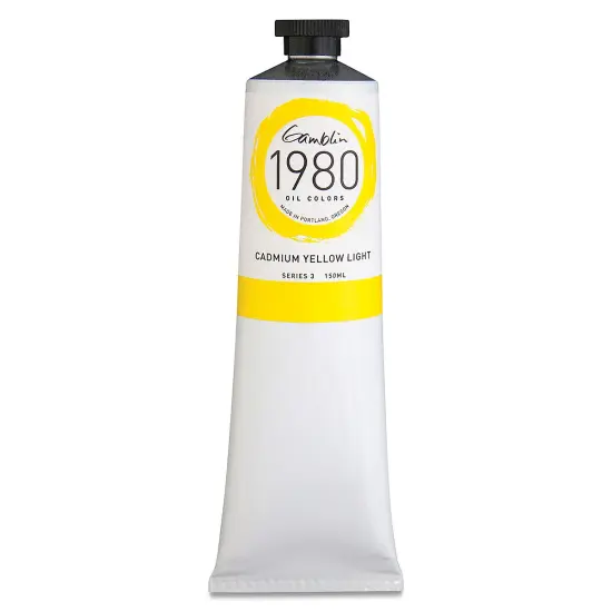Gamblin 1980 Oils - Cadmium Yellow Light, 150 ml tube {2}