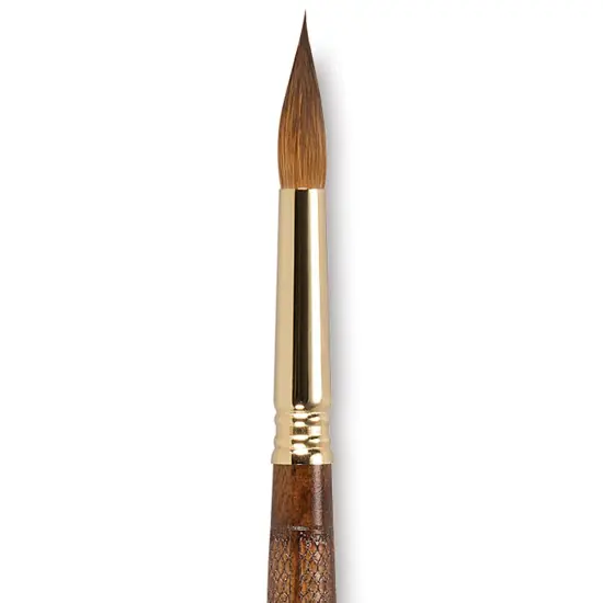 Escoda Reserva Kolinsky-Tajmyr Sable Brush - Pointed Round, Short Handle, Size 12 {2}