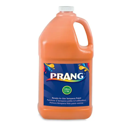 Prang Ready-To-Use Tempera Paint - Orange, Gallon {2}