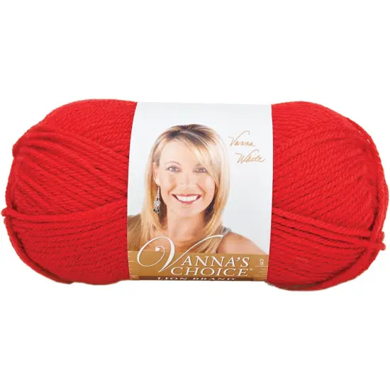 Multipack of 24 - Lion Brand Vanna's Choice Yarn-Scarlet {2}