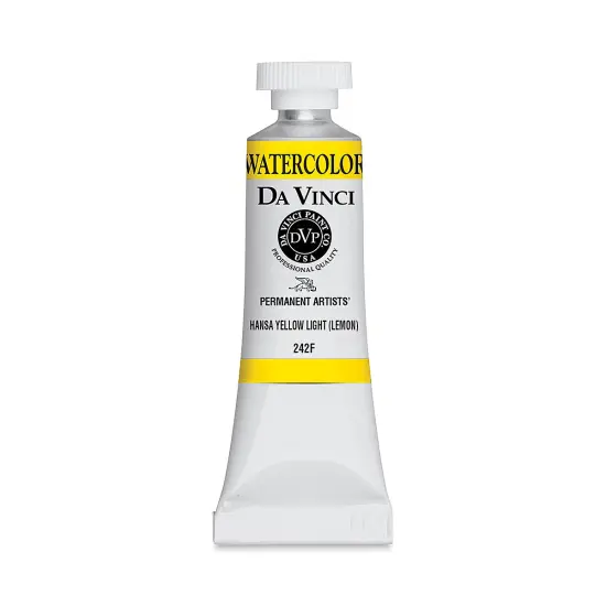 Da Vinci Artists' Permanent Watercolor - Hansa Yellow Light Lemon, 15 ml tube {1}