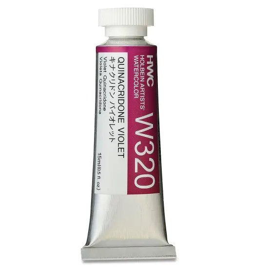 Holbein Artists' Watercolor - Quinacridone Violet, 15 ml tube {2}