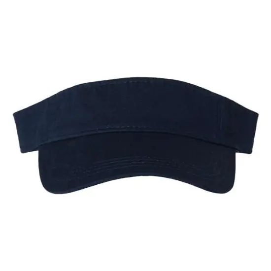 Valucap&reg; Bio Washed Visor Comfortable Classic Fit Black {5}