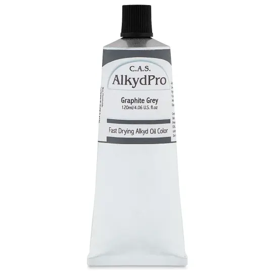 CAS AlkydPro Fast-Drying Alkyd Oil Color - Graphite Grey, 120 ml tube {1}