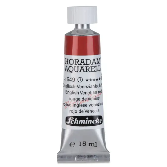 Schmincke Horadam Aquarell Artist Watercolor - English Venetian Red, 15 ml tube {1}