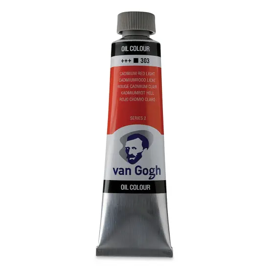 Van Gogh Oil Paint - Cadmium Red Light, 40 ml tube {1}