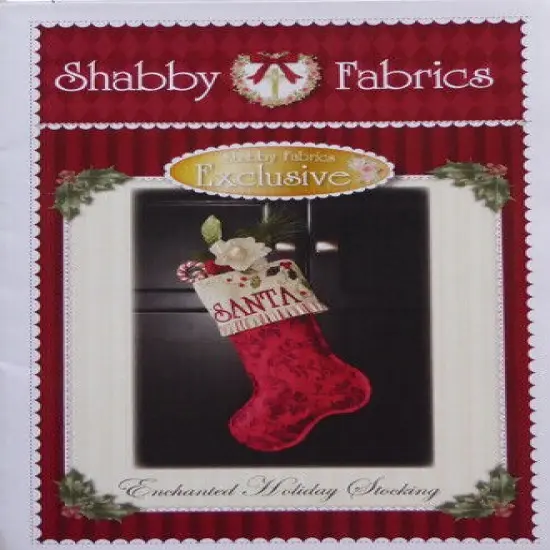 Enchanted Holiday Stocking Quilt Pattern by Shabby Fabrics {1}