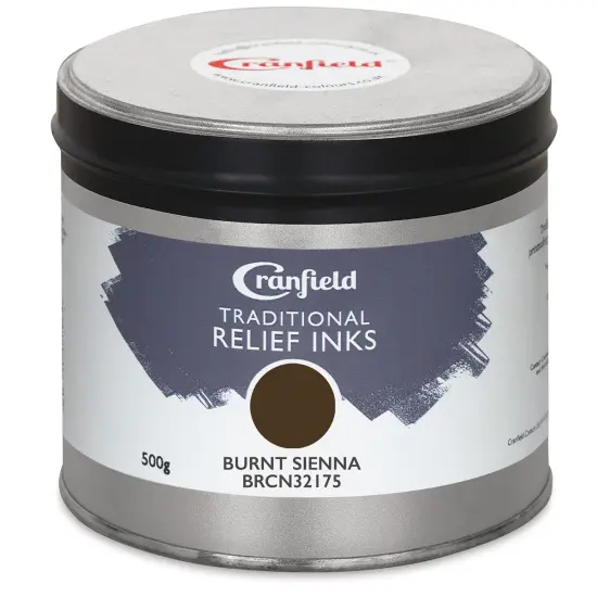 Cranfield Traditional Relief Ink - Burnt Sienna, 500 g {1}