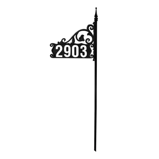 Address AmericaBoardwalk DIY Reflective Lawn Address Sign 48" Post {3}