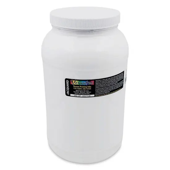 Jacquard Versatex Screen Printing Ink - Opaque White, 128 oz jar {1}
