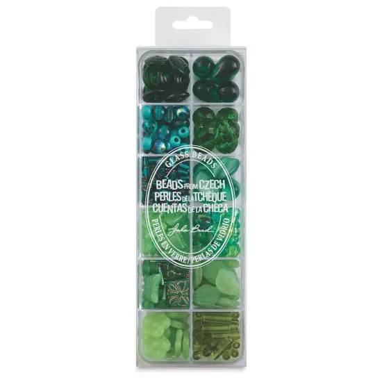 John Bead Czech Glass Bead Box Mix - The Amazon {2}