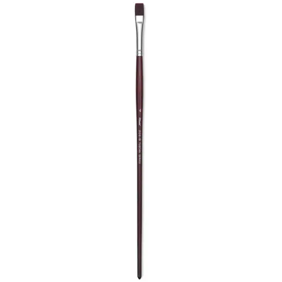 Utrecht Tuscan Synthetic Bright - Size 4, Long Handle {1}